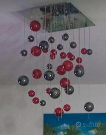 lampadario moderno a sfere