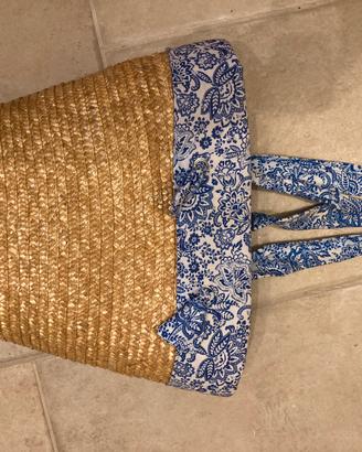 Borsa spiaggia Calzedonia paglia