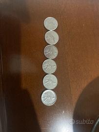 50 lire dal 1990 al 1995 da collezione