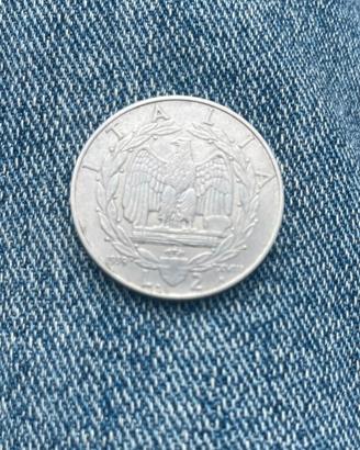 Moneta antica 2 lire 1939 regno d’Italia