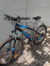 ROCKRIDER Bici Mtb ST 120 nero-azzurro 27,5"
