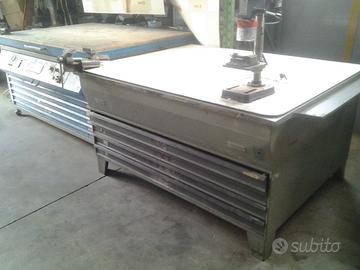 Banco da lavoro con cassettiera porta disegni