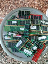 Lotto 36 banchi memorie PC