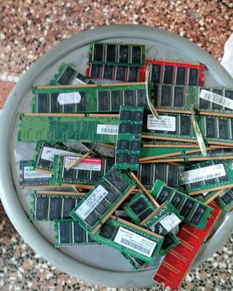 Lotto 36 banchi memorie PC