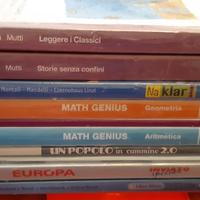 Libri di testo scolastici 1 2 3 scuola media