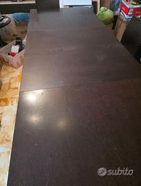 Set Tavolo da Pranzo Allungabile + 4 Sedie