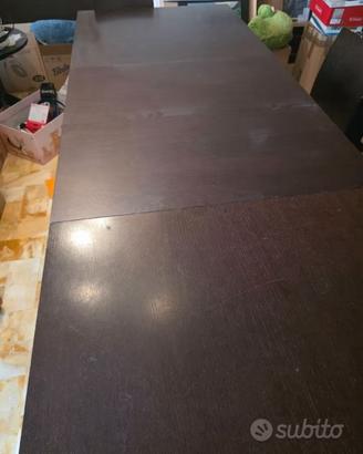 Set Tavolo da Pranzo Allungabile + 4 Sedie