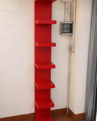 Libreria lack rosso. Rimini fiera .