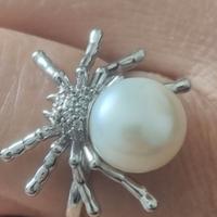 orecchini + anello in argento con perle coltivate