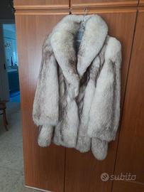 pelliccia volpe bianca