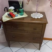 cassettiera da ingresso in legno massello