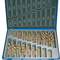 Set 170 punte da trapano hss per metallo rivestim