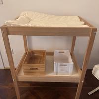 Fasciatoio in faggio + imbottitura + federe