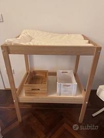 Fasciatoio in faggio + imbottitura + federe