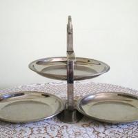 Alzatina Alessi portafrutta portadolceacciaio inox