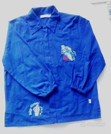 Grembiulino scolastico blu bambino Tg 80