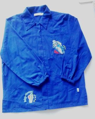 Grembiulino scolastico blu bambino Tg 80