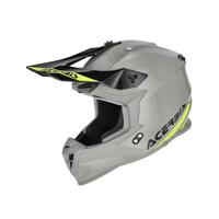 Casco Off Road Linear Acerbis verde arancione opac