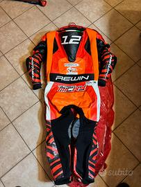 tuta da moto intera professionale rewin