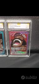 CARTA ONE PIECE GRADATA 10 - GOL D ROGER E ACE
