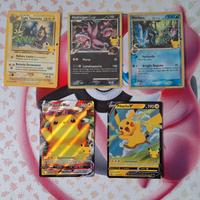 lotto carte pokemon promo gran festa swsh pikachu