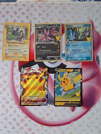 lotto carte pokemon promo gran festa swsh pikachu