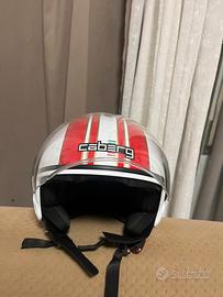Casco Caberg bianco e rosso
