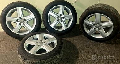 CERCHI IN LEGA E GOMME DA 16  5 FORI AUDI  