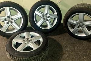 CERCHI IN LEGA E GOMME DA 16  5 FORI AUDI  