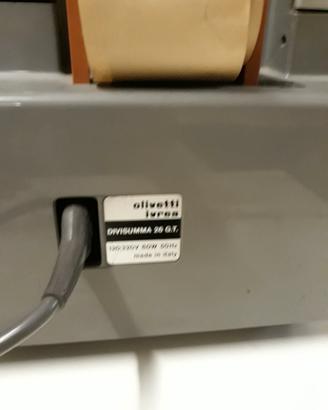 Calcolatrice vintage Olivetti Divisumma 26gt