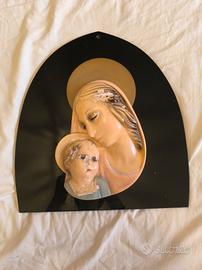 Madonna con bambino da restaurare vintage