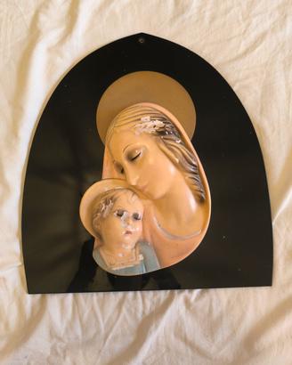 Madonna con bambino da restaurare vintage