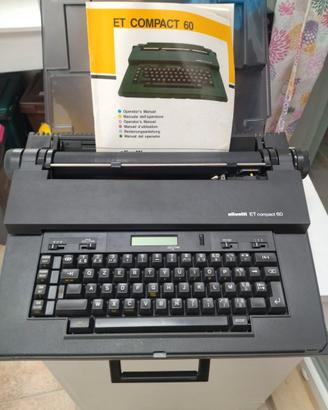 Olivetti ET Compact 60 con accessori, funzionante