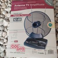 Antenna TV Interna Amplificata 42dB Cobra