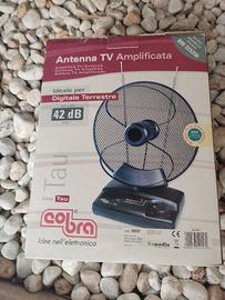 Antenna TV Interna Amplificata 42dB Cobra