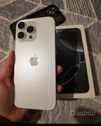 iphone 16 pro max 256 giga in garanzia