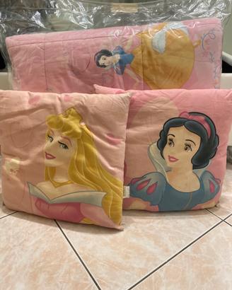 Piumino principesse con cuscini