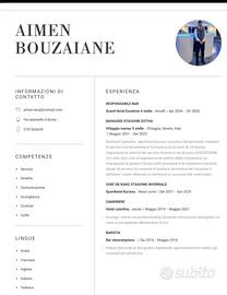 Chef de rang / Barlady