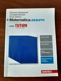 MATEMATICA.azzurro 4 - codice 9788808718174