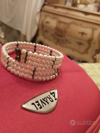 girocollo con perle in argento 925