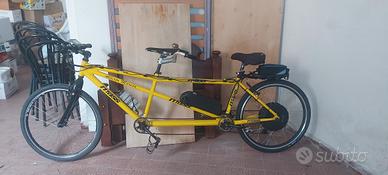 Bici Tandem con motorino elettrico