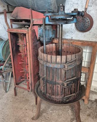 Torchio e pigiatrice