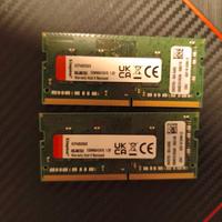 kit 16GB Ram DDR4 Sodimm 2666Mhz Kingston CL19