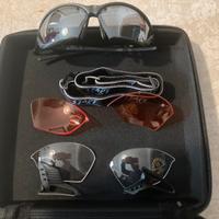 Occhiali da sole con ricambi lente e accessori