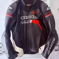 Giacca in pelle traforata Alpinestars misura 58
