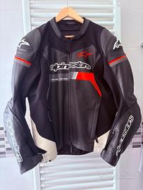 Giacca in pelle traforata Alpinestars misura 58