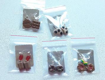 Orecchini con dolcetti in Fimo a scelta
