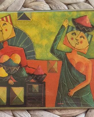 Roland Tapì – Inserto d'Arte "Simposio" 1996 7x10