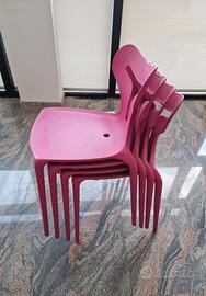 Set completo di 4 sedie Area 51 di Calligaris