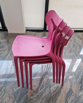 Set completo di 4 sedie Area 51 di Calligaris